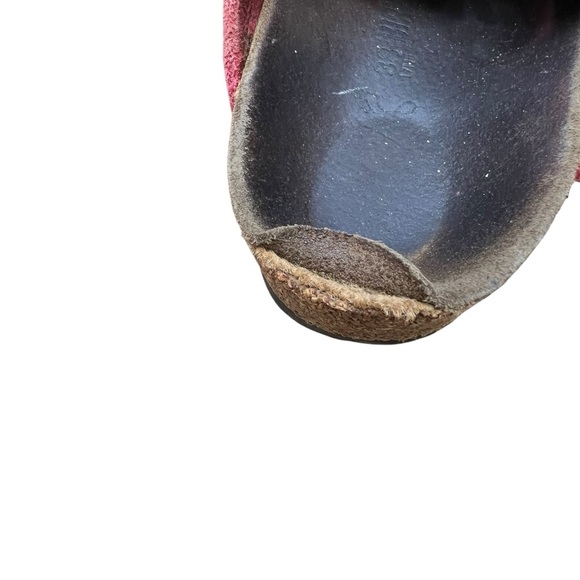 Birkenstock Boston clogs - Red tumbled leather - Size 38 (7 - 7.5) - Picture 8 of 10